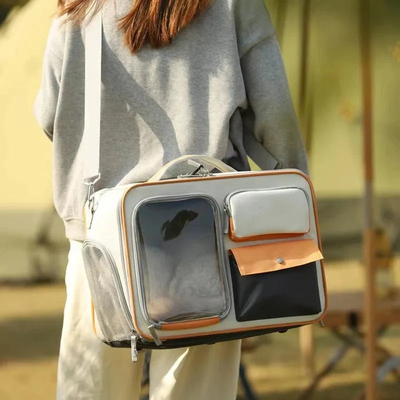 Portable Pet Trolley Carrier